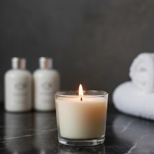 Modern Elegant <b>Soy</b> <b>Wax</b> Transparent Jar for Wedding Centerpieces Christmas New Year Ramadan Formal Dinner Events - Product Image 1