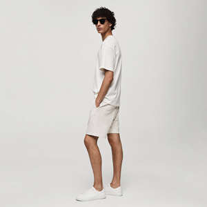 Pantalones cortos de sudor para hombre de algodón 100% de la mejor calidad, transpirables, de secado rápido, nueva moda, estilo informal personalizado, superventas, servicio OEM - Product Image 6