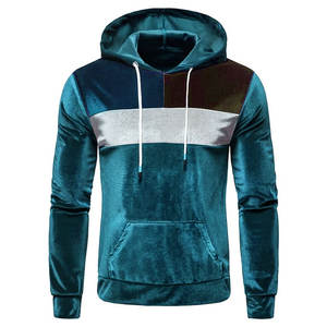 เสื้อฮู้ด Velour คุณภาพสูงทําเองโลโก้ Velour Hoodies โลโก้ที่กําหนดเองขนาดใหญ่เสื้อฮู้ดผ้าฝ้ายขนแกะ Velour - Product Image 6