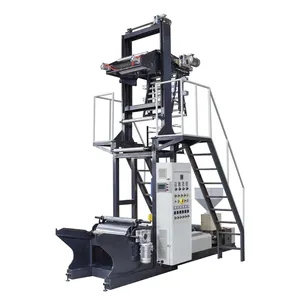 Bom Preço 1000mm Auto Fricção Alta Densidade HDPE LDPE Aba Plastic Film Blowing Machine