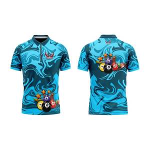 Haute Qualité Réversible Personnalisé Jersey Snooker Baseball Polo Populaire Mode 3D Motif Conception Imprimé Techniques - Product Image 6