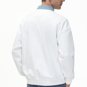 เสื้อฮู้ดผู้ชายทรงปกติ คอวี แขนยาว สีพื้น ผ้าถัก ปี 2025 สวมใส่สบาย ระบายอากาศได้ดี เป็นมิตรต่อสิ่งแวดล้อม เหมาะสำหรับฤดูหนาว - Product Image 6