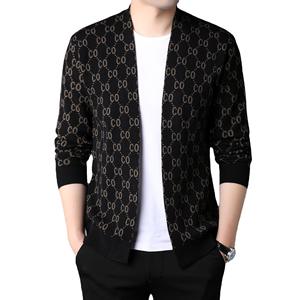 Nuevo suéter de punto informal de invierno para hombre, cuello redondo, manga larga, ajuste holgado, transpirable, suéter de poliéster 100%, antiarrugas - Product Image 5