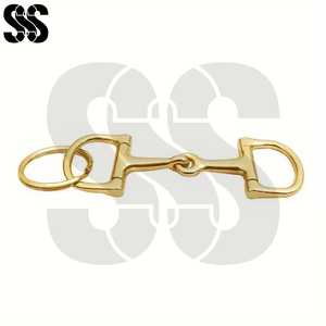 Mors à étrier en acier inoxydable pour chevaux - Équipement d'équitation de haute qualité, confortable, avec support latéral stable et glissant - Product Image 3