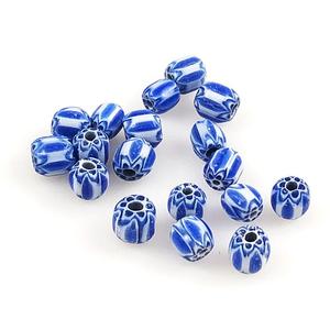 VISHAL <b>BEADS</b> HANDICRAFT Custom Made <b>Crystal</b> Lampwork Glass <b>Beads</b> Striped Chevron Design Assorted Sizes Colors Jewelry Resale - Product Image 2