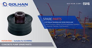 Piezas de maquinaria de construcción Pistón de bomba de hormigón de goma para Schwing DN180 Número de pieza: 825103020000-6 715420300016 - Product Image 6