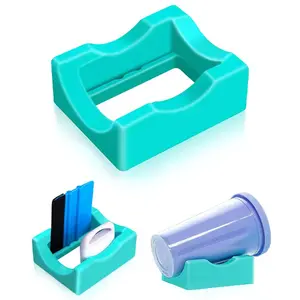 Nhỏ Silicone Cup Cradle Với Được Xây Dựng Trong Khe Cắm Cho Crafting Tumblers Tiết Kiệm Không Gian Tumbler Chủ Cho Hàng Thủ Công