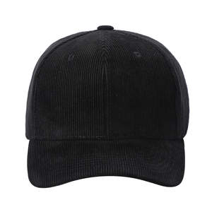 Ghero Baseball <b>Cap</b> Black Polyester Cotton Multi Panel <b>Vintage</b> Sporty Style Unisex Adult Casual Outdoor Hat - Product Image 3