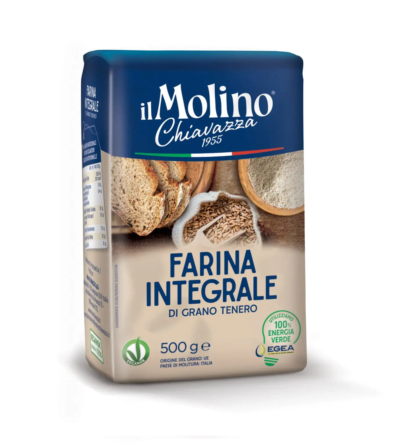 High Quality 100% Natural Flour WHOLEMEAL SOFT WHEAT FLOUR Ideal for Professional Uses Made in Italy Ready for Shipp