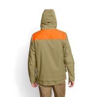 Capucha ajustable impermeable y resistente al viento, chaqueta de caza con forro de bolsillos, cómoda