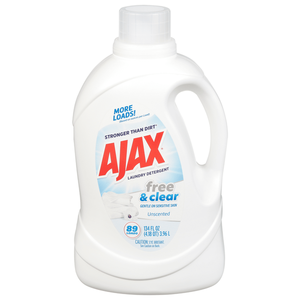 Ajax Free Clear Laundry Detergent 50 oz. Jug Salamone Supplies at affordable prices - Product Image 1