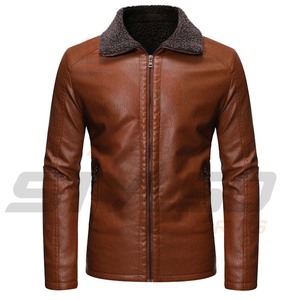 Chaqueta de Cuero Genuino Transpirable de Invierno, Estilo Urbano, para Hombre, a Precio de Mayoreo, Gran Venta - Product Image 5