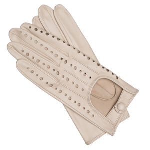 Guantes de conducción de carreras de cuero personalizados de alta calidad Impresión de logotipo Pantalla táctil transpirable Compatible Unisex para deportes - Product Image 1