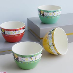 ชามเซรามิกผิวด้านแบบชนบทสำหรับการรับประทานอาหารที่บ้านและสไตล์คาเฟ่ที่ให้บริการดีไซน์เนอร์ระดับพรีเมียม - Product Image 6