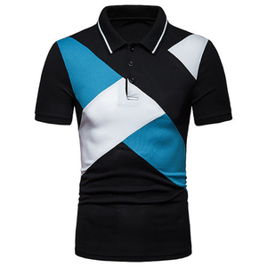 Camiseta de manga corta bordada de verano para hombre transpirable de alta calidad para hombre, camiseta para hombre, Polo - Product Image 3