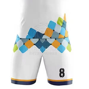 Ensemble de maillots et shorts de football pour hommes sur mesure de haute qualité, couleurs personnalisées, respirant, impression par transfert thermique, découpe automatisée - Product Image 5
