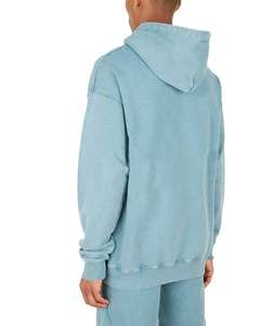 Conjuntos cortos vintage de algodón de alta calidad con logotipo personalizado para hombre, chándal lavado ácido con estampado de diamantes de imitación, ropa de calle de invierno - Product Image 6