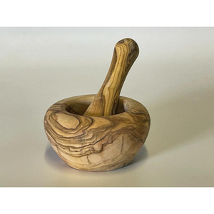 Maravilloso mortero y Maja de madera de bambú, herramienta de cocina de tamaño mediano de calidad Superior para tareas de mezcla y molienda - Product Image 4