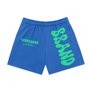2025 nouveau Logo personnalisé conception imprimé maille Polyester Offre Spéciale mode Streetwear été plage porter séchage rapide Shorts pour hommes - Product Image 3