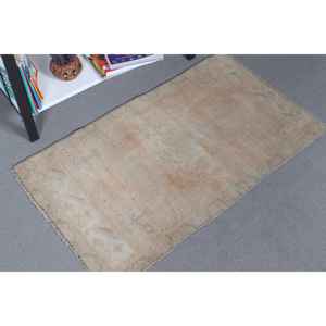 พรมตุรกีขนาดเล็ก 1.8x3.1 ฟุต (54x93 ซม.) สีน้ำตาลลายจุด พรมวินเทจ - Product Image 3