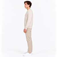 Pull 100% personnalisé en laine mérinos de haute qualité à col rond pour hommes