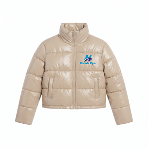 Cheap Rates Best Sale Winter Short Body Women's <b>Jackets</b> 2024 Customized Style Long Sleeve <b>Cropped</b> Women Puffer <b>Jacket</b> OEM - Product Image 4