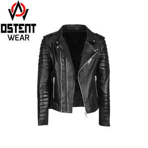 Veste en cuir d'hiver pour hommes coupe ajustée style rue sur mesure porte-manteau décontracté de grande taille ODM Letterman Design - Product Image 1