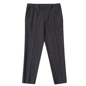 Pantalons de style décontracté pour hommes de haute qualité, norme d'exportation, coton/spandex, taille élastique, taille mi-haute, devant plat, coupe régulière - Product Image 1