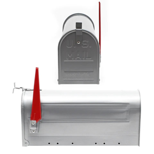Wholesale Galvanized Mailbox in Grey Finished Perfect for Outdoor <b>Wall</b> Mounting and Garden <b>Letter</b> Reception - Product Image 3
