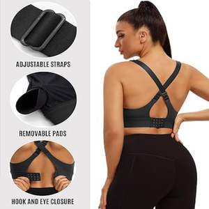 Sujetador Deportivo de Alta Calidad, Diseño Profesional, Spandex/Nailon, Sin Relleno, Sin Costuras, Transpirable, Ecológico, Antibacteriano - Product Image 3