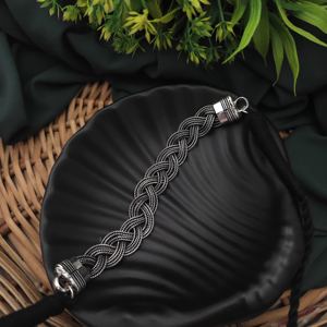 Collier ras du cou élégant en argent allemand de haute qualité du fournisseur indien direct Meilleure vente Bijoux ethniques faits à la main Motif géométrique - Product Image 1