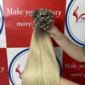 2025 été chaud bande dans les extensions de cheveux en gros 100% extensions de cheveux vierges vietnamiennes Remy - Product Image 3