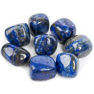 Pierre tombante Lapis Lazuli en cristal, vente en gros, pierre précieuse de guérison, pierre tombée Lapis Lazuli, fourniture de cristaux de pierre de poche