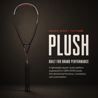 Raquette de squash personnalisée OEM, raquette légère en fibre de carbone pour l'entraînement des adultes, la compétition et l'utilisation en club