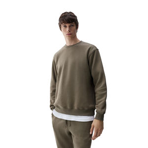 Sweat-shirts à capuche unisexes en coton 100% 380g lourd, lavés, unis, coupe régulière, mode streetwear, hiver, homme - Product Image 3