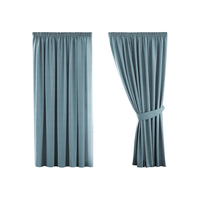 Nueva llegada de alta calidad, diseño personalizado, cortinas de ventana de algodón puro, impresión personalizada, cortina de ventana
