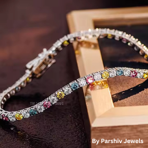 Indian Manufacture Luxury Designer Diamond <b>Bangle</b> Bracelet for a Modern and Chic Look for Worldwide Supply from India - Product Image 2