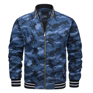 แจ็กเก็ตเบสบอลมีซิปน้ำหนักเบาสำหรับผู้ชายมีคอตั้งเสื้อกันลมกลางแจ้งเสื้อคลุมสำหรับสวมใส่ในชีวิตประจำวัน - Product Image 1