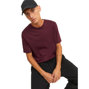 Camiseta de gran tamaño con tinte anudado para hombre, súper gruesa, 240g, algodón pesado/fibra de bambú, cuello redondo, hombros caídos, ajuste Regular - Product Image 2