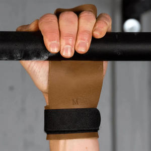 Best Custom Logo <b>Gymnastic</b> Gloves for Fitness Safety <b>Hand</b> <b>Grips</b> for Pull Ups Weightlifting Training with Leather <b>Grip</b> - Product Image 5