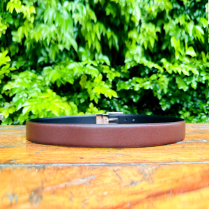 ชุดเดรสผู้ชายโบราณเข็มขัดหนังแท้แบบทางการเปิดกลับได้ปรับแต่งได้อย่างเต็มที่ด้วยทองเหลืองที่ทนทานสำหรับหัวเข็มขัด - Product Image 4