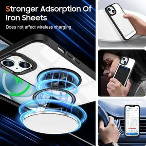 เคส iPhone 18 Pro 2026, iPhone 17 Pro 2025 แบบวงแหวนแม่เหล็กพร้อมขาตั้งหมุนได้ สีเขียว - Product Image 2