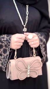 Elegante estilo Abaya Premium para mujer, ropa musulmana tradicional modesta islámica con bordado a mano, accesorio de Dubái incluido - Product Image 2