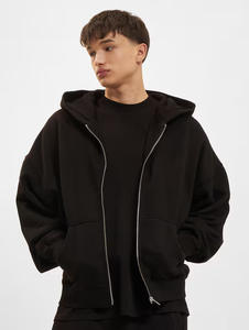 Sweat à capuche zippé à manches longues pour hommes OEM avec poches à l'avant Vêtements d'extérieur de style streetwear pour sweats à capuche fabriqués au Pakistan - Product Image 2