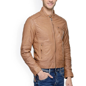 Fabricant OEM Meilleur Vestes en cuir de vachette de haute qualité pour hommes Produit le plus vendu Vestes en cuir pour hommes - Product Image 6