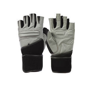 Guantes de Seguridad de Cuero Transpirable de Alto Rendimiento para Atletas, Marca Personalizada, Ajuste Flexible, Agarre Acolchado, para Entrenamiento con Pesas, Deportes al Aire Libre - Product Image 1