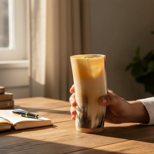 แก้วน้ำทรงเขาสัตว์ วัสดุวิกิ้ง เป็นมิตรกับสิ่งแวดล้อม คุณภาพสูง - Product Image 1