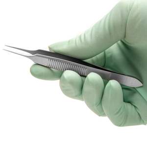 Nouvelles pinces à suture TUBINGEN Medify International MI-TF-O1 pour instruments ophtalmologiques délicats, 9,5 cm, pointes de 0,5 mm, manuelles, en acier inoxydable - Product Image 2