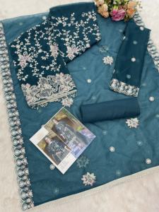 คอลเลกชั่นใหม่ผ้าโปร่งหนาพร้อมชุดลูกไม้ถักลายลำดับพร้อมผ้าโมติและแฟนซี - Product Image 3