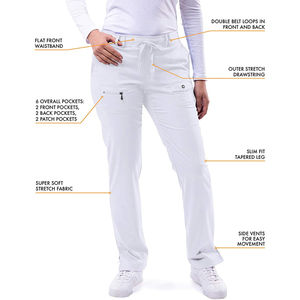 Vente en gros d'uniformes de gommage médical anti-rides Denim à séchage rapide pour le personnel hospitalier Conception extensible pour les soins infirmiers et les hôpitaux - Product Image 5